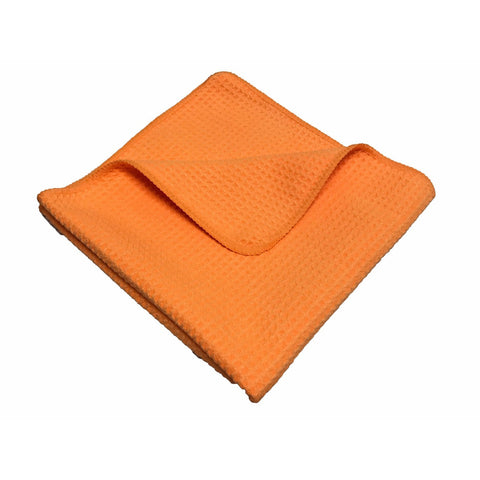 Waffle Weave Microfiber Drying Towel - 370GSM 16"x16"