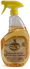 BENTLEY'S Liquid Glycerine Saddle & Leather Conditioner Soap - 32 oz Spray Bottle