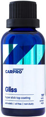 CarPro Gliss V2-30ml Kit - Ceramic Coating - Hyper Smooth Hydrophobic Nano Top-Coat