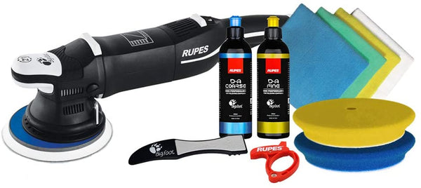 Rupes LHR21 Mark III Polisher Starter Kit | DA Buffer Pads & Polish