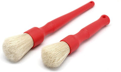 Detail Factory Boar Hair Detailing Brush Set, Comfortable Grip and Heavy-Duty Scrubbing for Interior, Exterior, Engine Bay, Wheels, Exhaust Tips, Textured Plastic