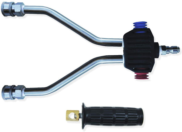 MTM Hydro Mezzo Toro Twin Pipe for Pressure Washer Detailing Two Step WASH System