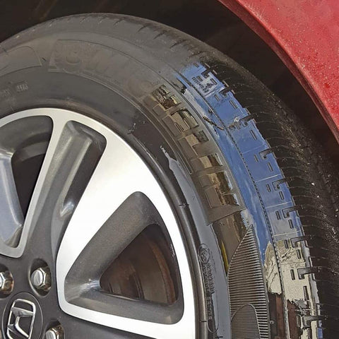 Street Legal Wet Tire Shine 12PACK Can 14 oz- Spraying tire Shine Maximum Protection Fast Dry - Non Splatter Shine Wheels Tire Care Long Lasting and Rain Resistant tire Rubber Moulding Bumpers