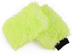 Grime Grabber Detailing 2-Pack 10" x 8" Microfiber Wash Mitt and Wash Sponge Pad Combo