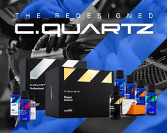 CarPro Cquartz 30ml Kit - Ceramic Coating Finish, Quartz Based Nanotechnology, Bonds to Paint, Glass, Metal and Plastic