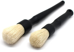Detail Factory Boar Hair Detailing Brush Set, Comfortable Grip and Heavy-Duty Scrubbing for Interior, Exterior, Engine Bay, Wheels, Exhaust Tips, Textured Plastic
