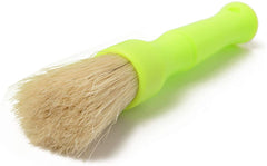 Grime Grabber Detailing Boar Hair Bristle Scrubbing Brushes for Automotive Interior and Exterior Cleaning (Small)