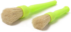 Grime Grabber Detailing Detailing Brush 4-Pack, Synthetic and Boar's Hair Brush Kit for Automotive Interior and Exterior Detailing
