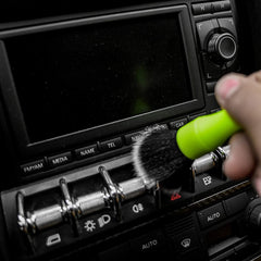 Grime Grabber Detailing Soft Synthetic Bristle Brushes for Automotive Interior Cleaning (Small)