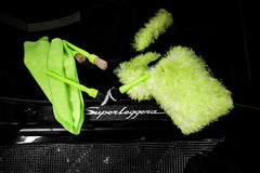 Grime Grabber Detailing Detailing Brush 4-Pack, Synthetic and Boar's Hair Brush Kit for Automotive Interior and Exterior Detailing