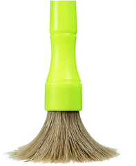 Grime Grabber Detailing Boar Hair Bristle Scrubbing Brushes for Automotive Interior and Exterior Cleaning (Small)
