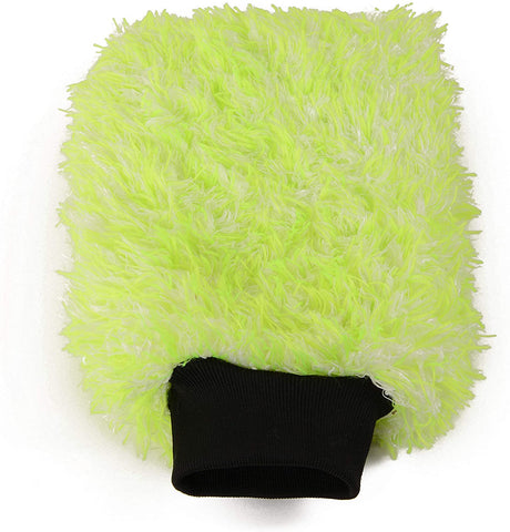 Grime Grabber Detailing 2-Pack 10" x 8" Microfiber Wash Mitt and Wash Sponge Pad Combo