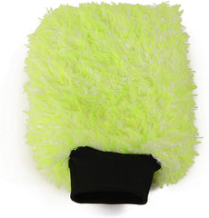 Grime Grabber Detailing 3-Pack 10" x 8" Microfiber Wash Mitt and Wash Sponge Pad, with 16" Wheel Brush