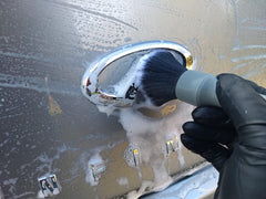 Detail Factory Ultra-Soft Detailing Brush Set, Comfortable Grip and Scratch-Free Cleaning for Exterior, Interior Panels, Emblems, Badges, Gauge Cluster, Infotainment Screen