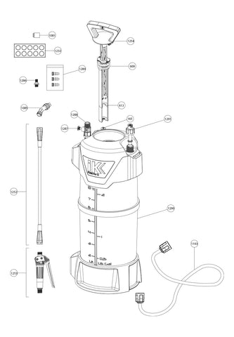 Foam and Angled Nozzle Kit for Foam Pro 9-12