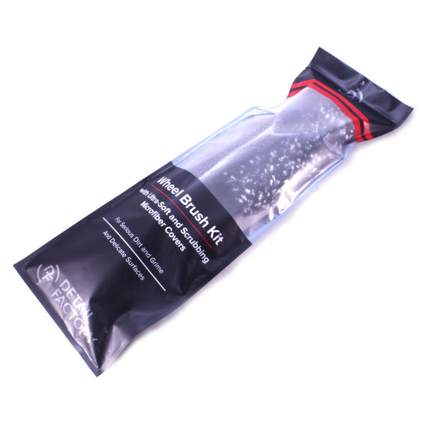 Detail Factory Wheel Brush Kit with Interchangeable Covers