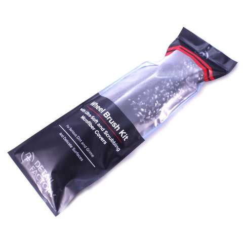 Detail Factory Wheel Brush Kit with Interchangeable Covers